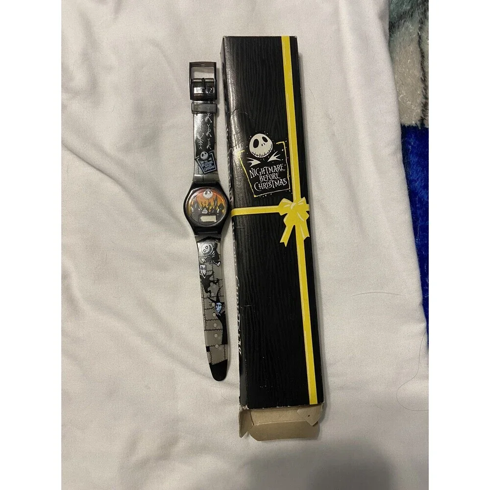 Vintage Disney Nightmare Before Christmas Digital Watch Burger King 1994